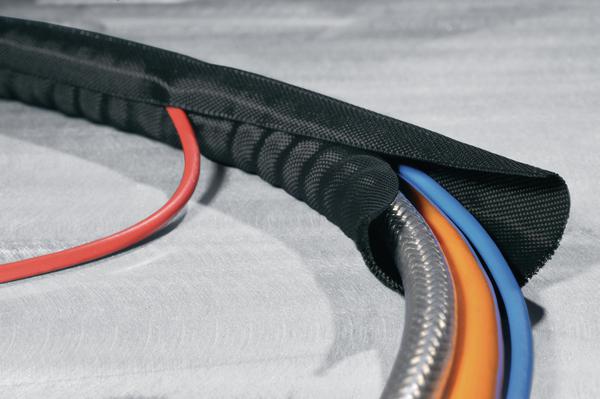 Hellermanntyton 170-01015 170-01015 Sleeving Self-Closing Wrap PE (Polyester) Black 25 mm 2 m 6.56 ft New - Image 2