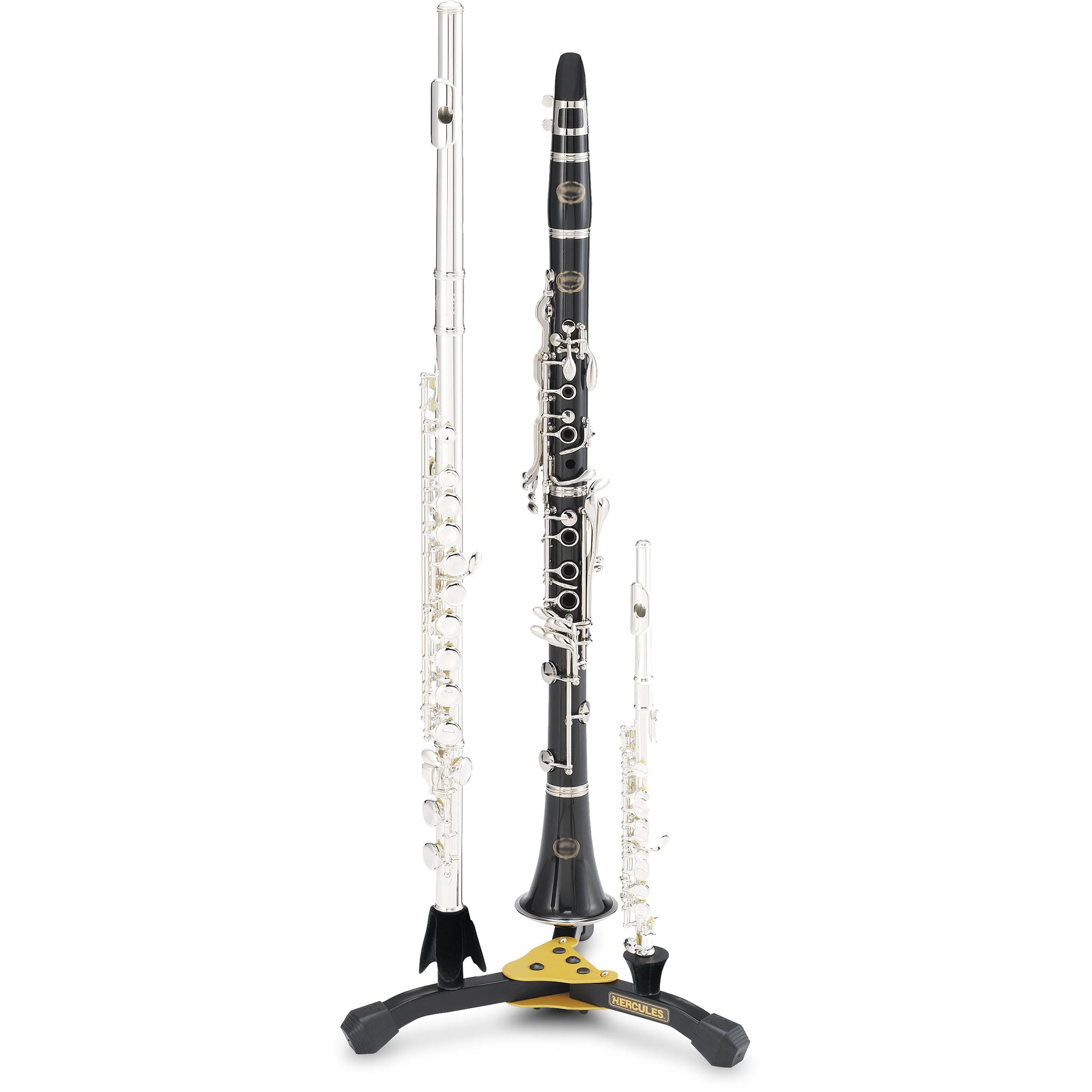 HERCULES Stands Two Clarinet/Flute & Single Piccolo Stand - Image 2