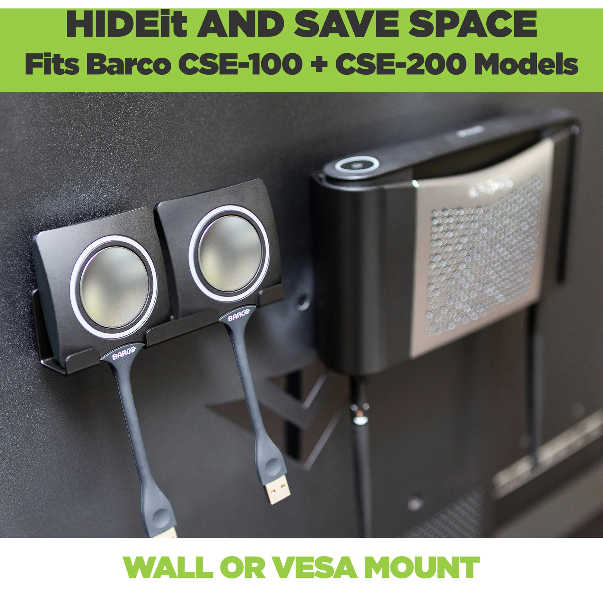 HIDEit Mounts Wall Mount for Barco CSE-100/ CSE-200 - Image 4