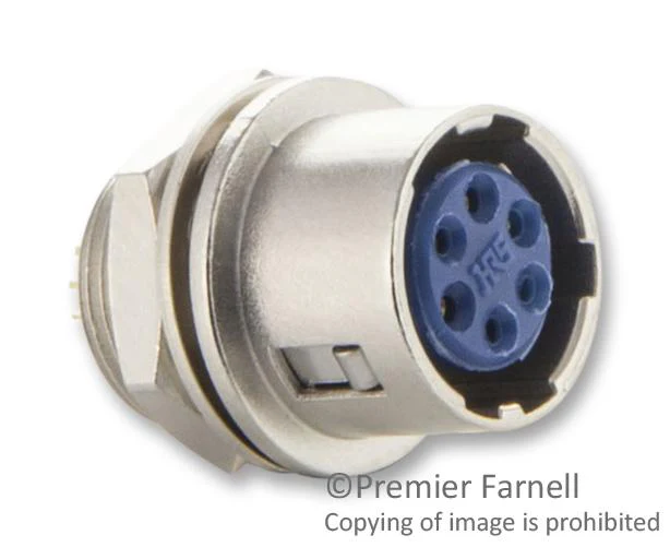 HIROSE(HRS) HR10-7R-6S(73) HR10-7R-6S(73) Circular Connector HR10 Series Panel Mount Receptacle 6 Contacts Solder Socket - Image 5