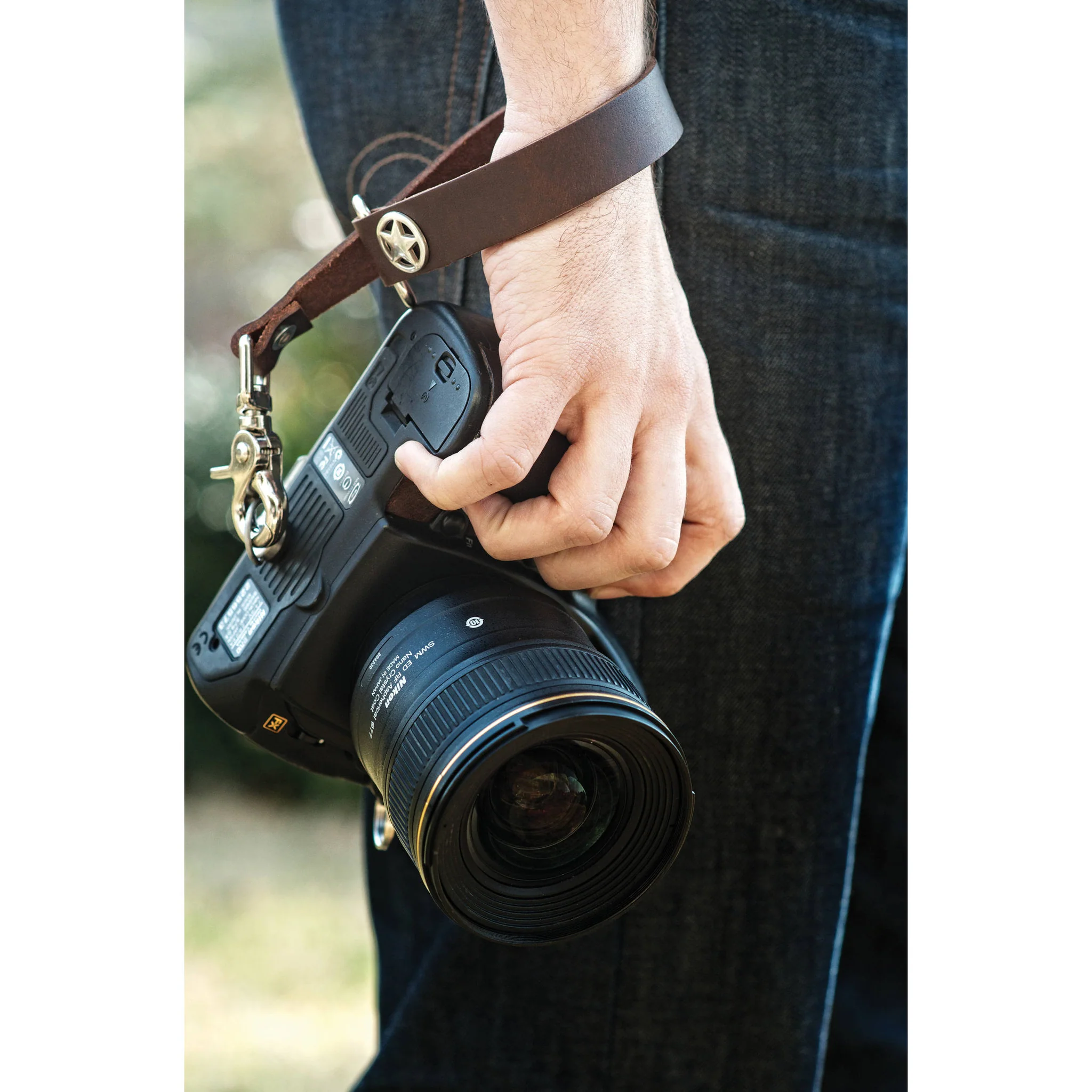 HoldFast Gear Camera Leash (Water Buffalo, Burgundy) - Image 3