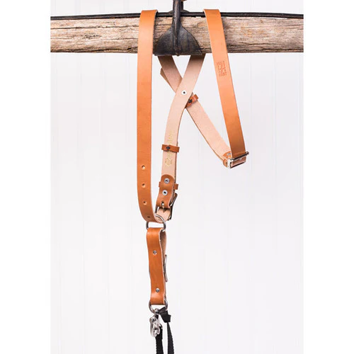 HoldFast Gear Money Maker Bridle Skinny 2 Camera Harness (Tan, Medium) - Image 2