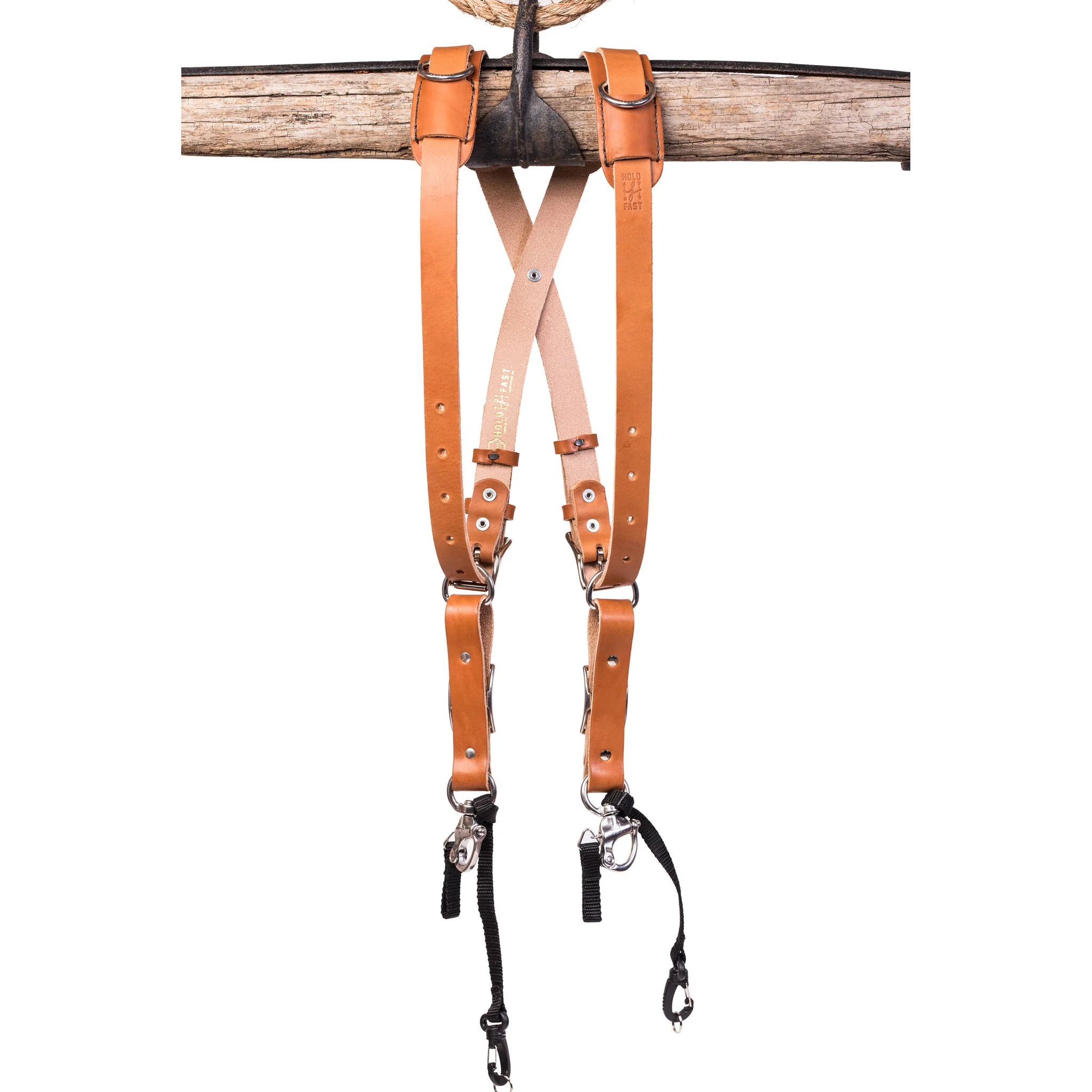 HoldFast Gear Money Maker Bridle Skinny 2 Camera Harness (Tan, Medium) - Image 3