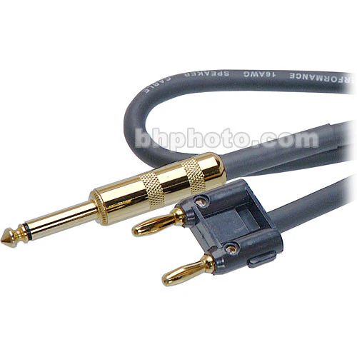 Hosa Technology SKJ-600 Series Banana to 1/4" Phone Speaker Cable (100')
