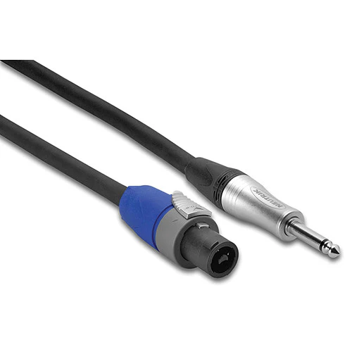 Hosa Technology SKT-400 Series Speakon to 1/4" Male Phone Speaker Cable (14 Gauge) - 75'
