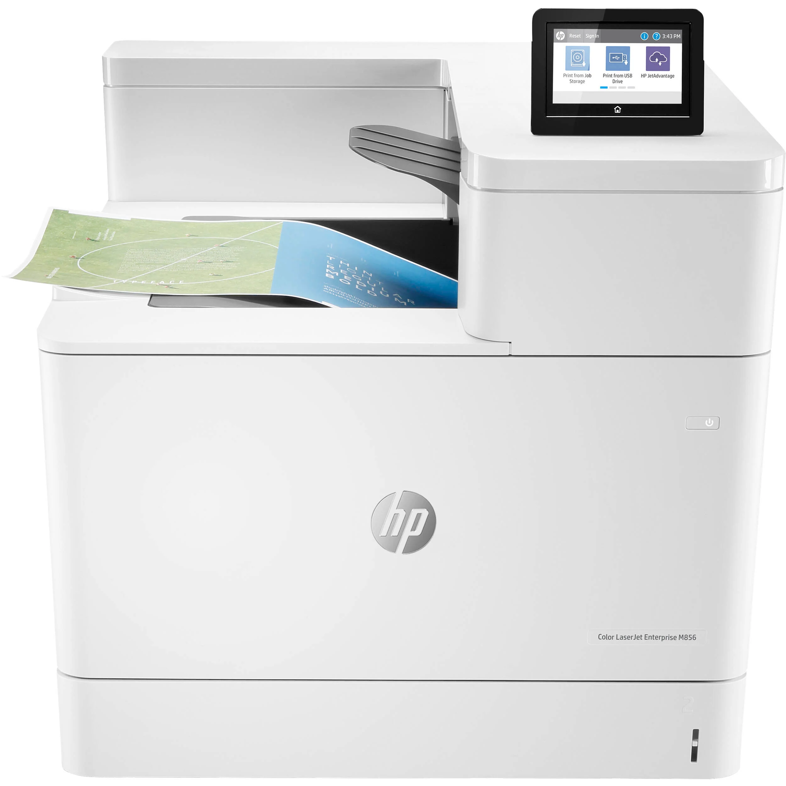 HP Color LaserJet Enterprise M856dn Laser Printer - Image 2