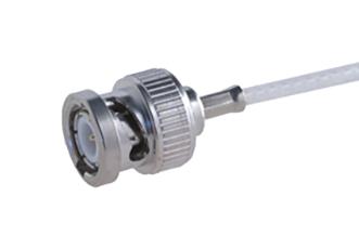 HUBER+SUHNER 11"BNC-50-3-52/133"NE RF / Coaxial Connector, BNC Coaxial, Straight Plug, Crimp, 50 ohm