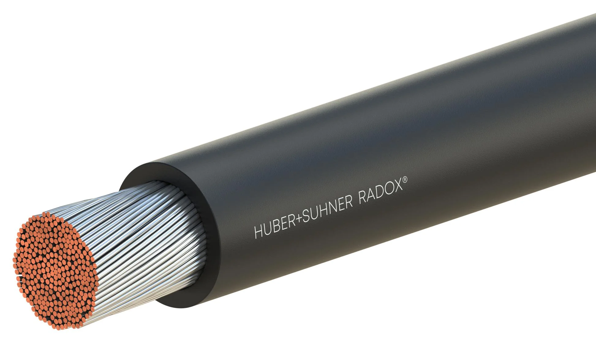 HUBER+SUHNER RXL 125 0.5MM2 OG Wire, Stranded, Polyolefin, Orange, 0.5 mm², 328 ft
