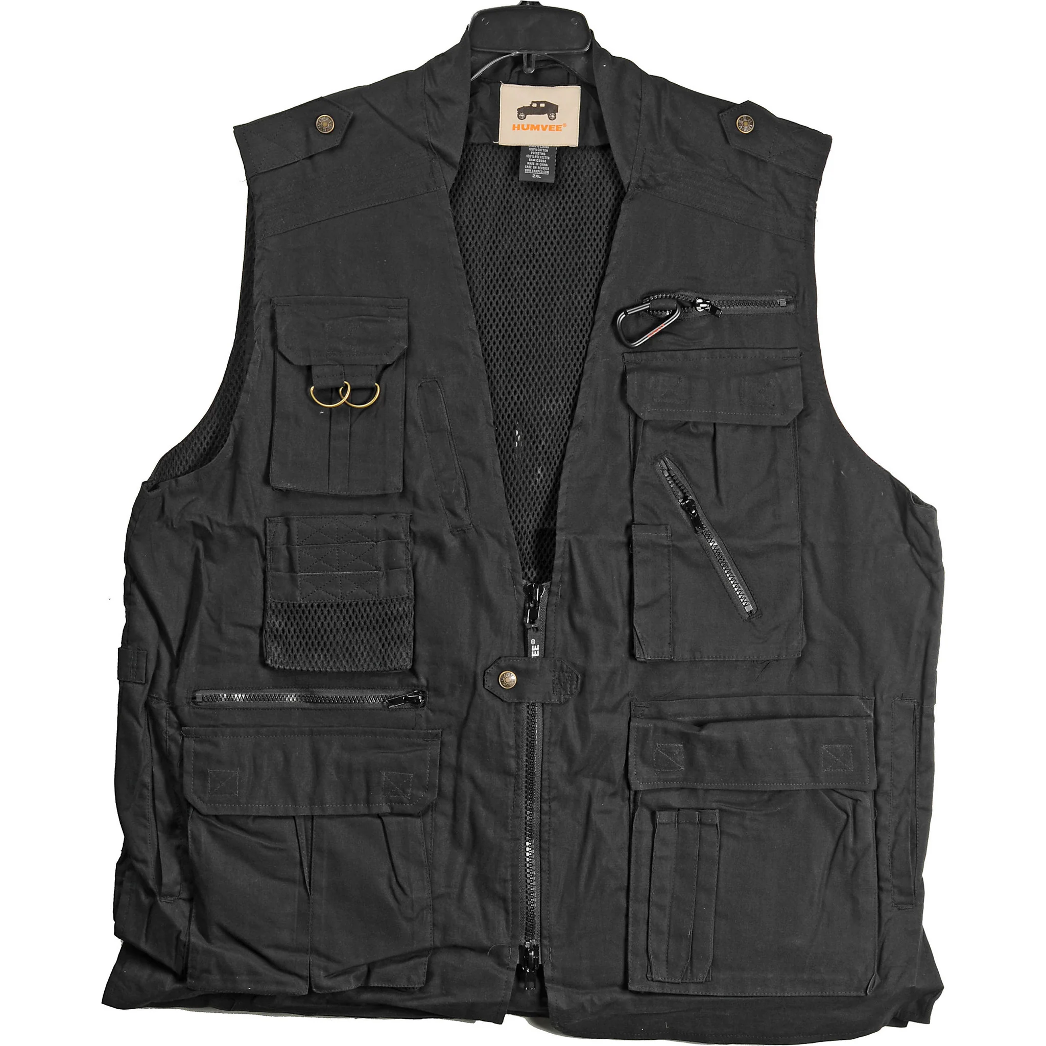 Humvee by CampCo Safari Photo Vest (XX-Large, Black)