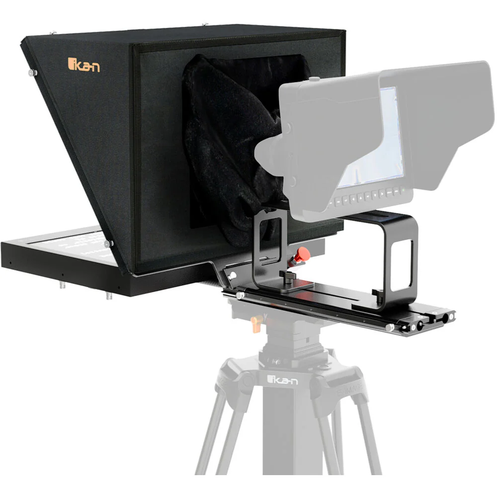 ikan Aura 19" NDI Teleprompter with PoE++, Tally & Travel Kit - Image 2