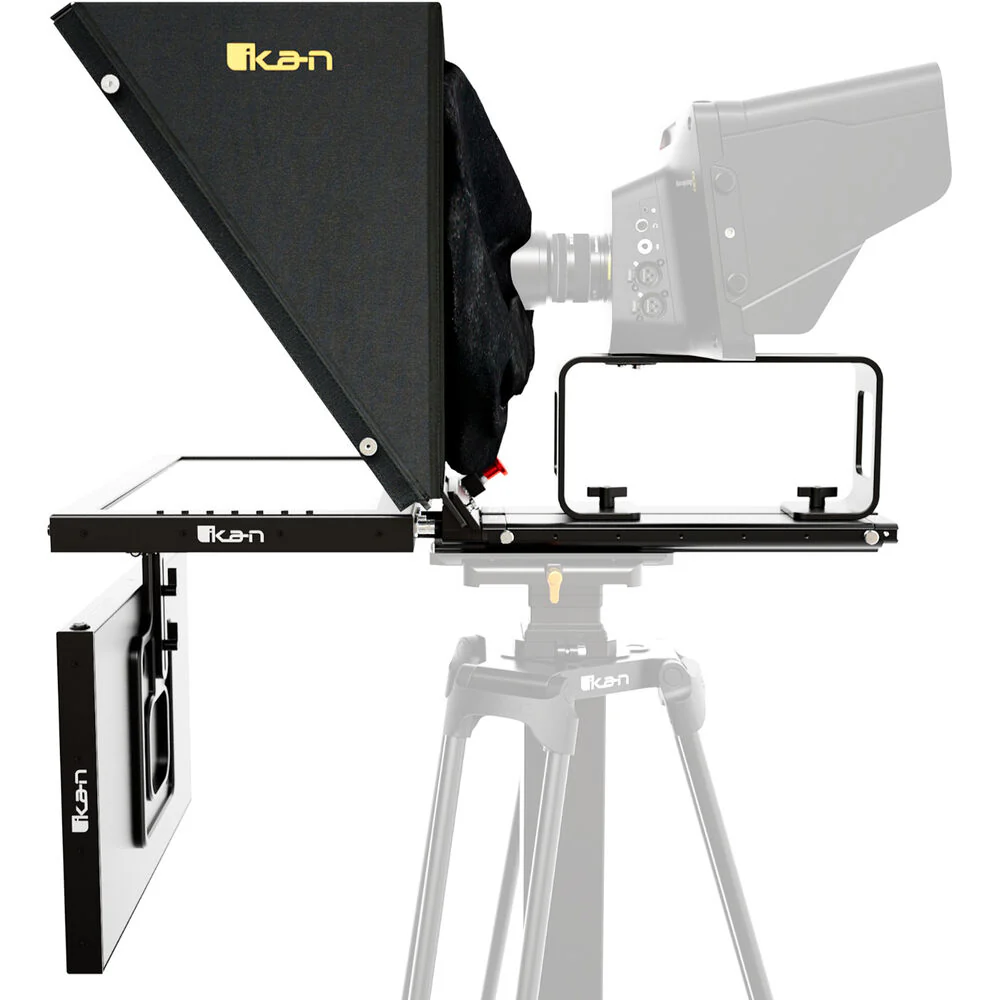 ikan Professional 15" SDI Teleprompter with Widescreen Tally Monitor & Talent Monitor - Image 4