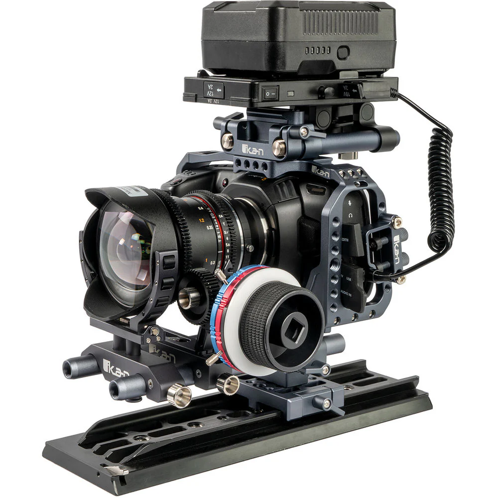 ikan Stratus V-Mount Battery Plate With 15mm Rod Mount For Canon C200,C300 Camera - Image 10