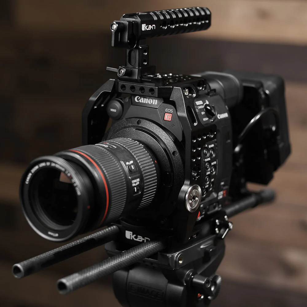 ikan Stratus V-Mount Battery Plate With 15mm Rod Mount For Canon C200,C300 Camera - Image 12
