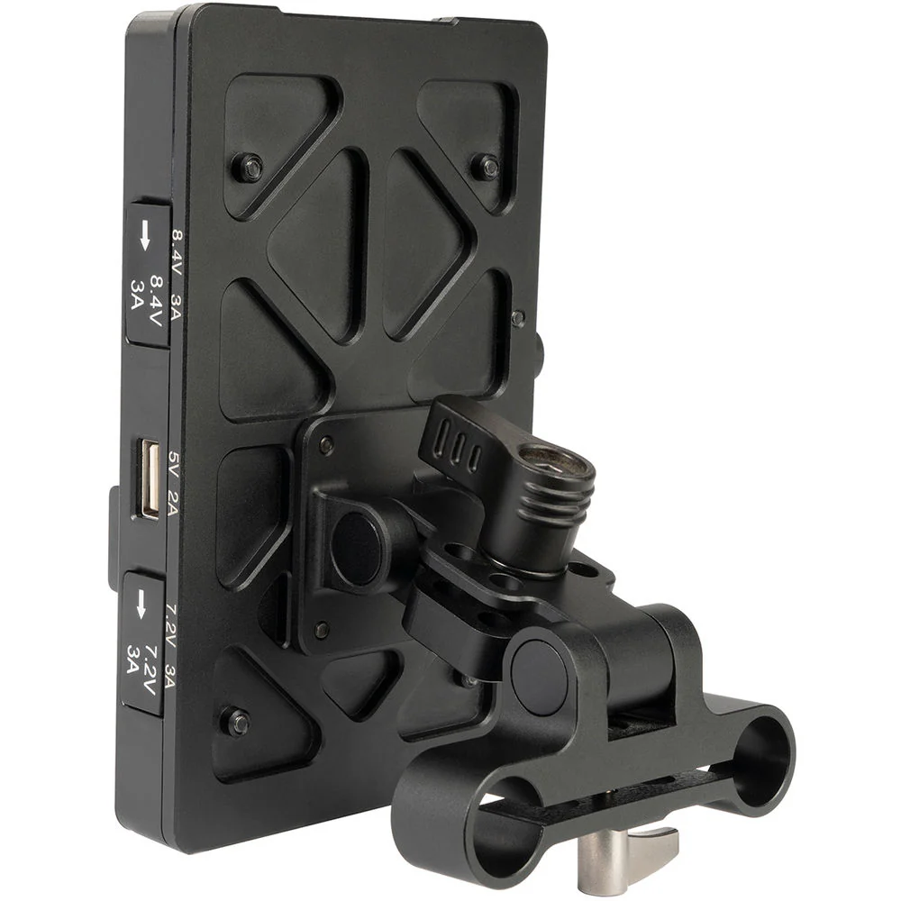 ikan Stratus V-Mount Battery Plate With 15mm Rod Mount For Canon C200,C300 Camera - Image 5
