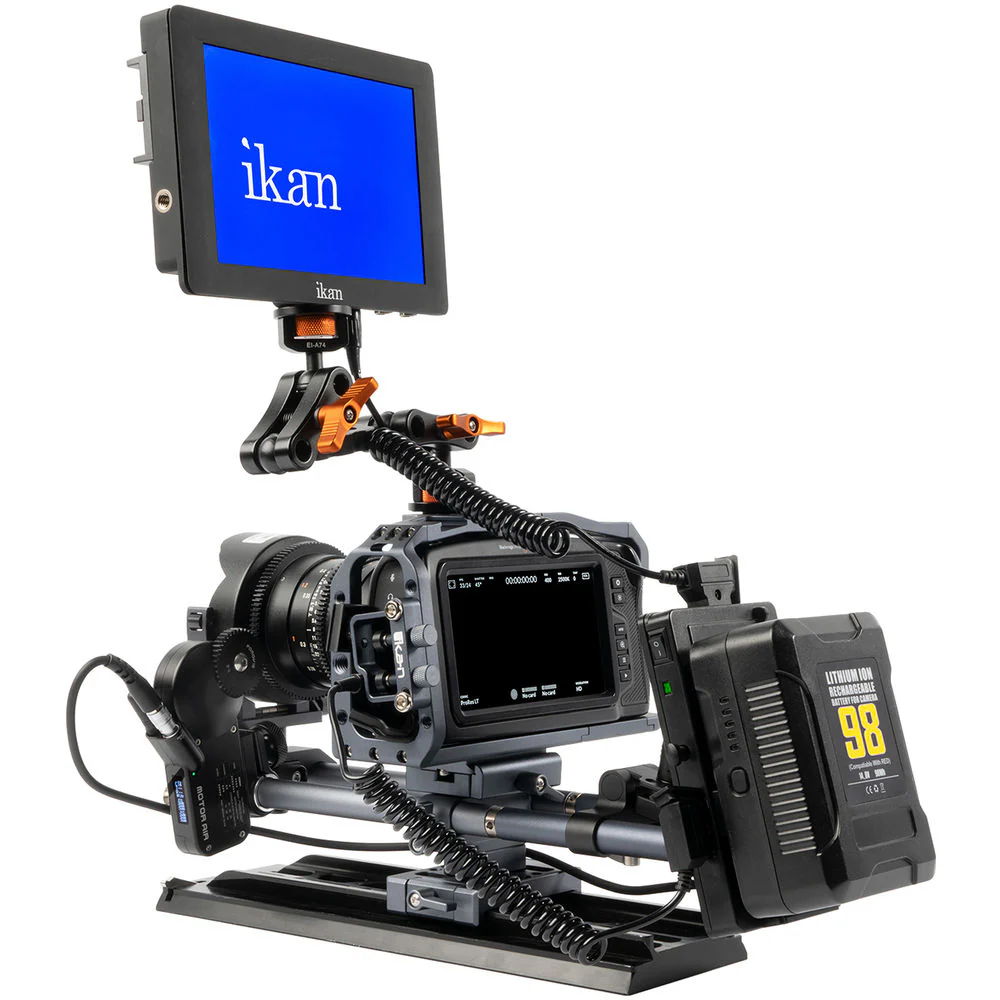 ikan Stratus V-Mount Battery Plate With 15mm Rod Mount For Canon C200,C300 Camera - Image 8
