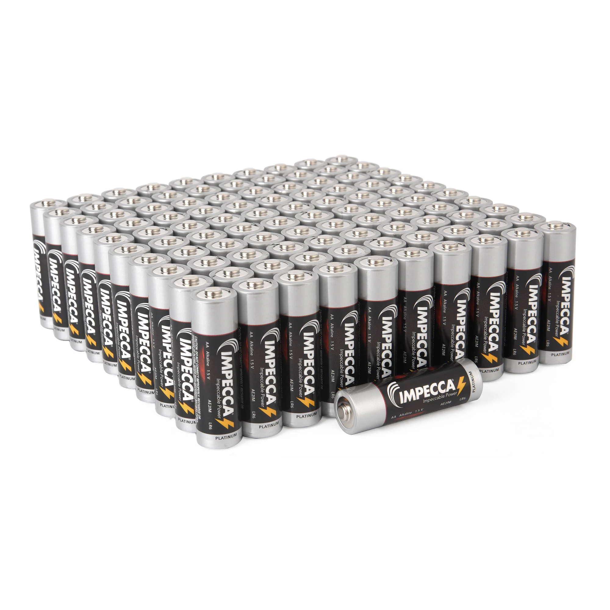 Impecca Alkaline AA Batteries (100-Pack) - Image 3