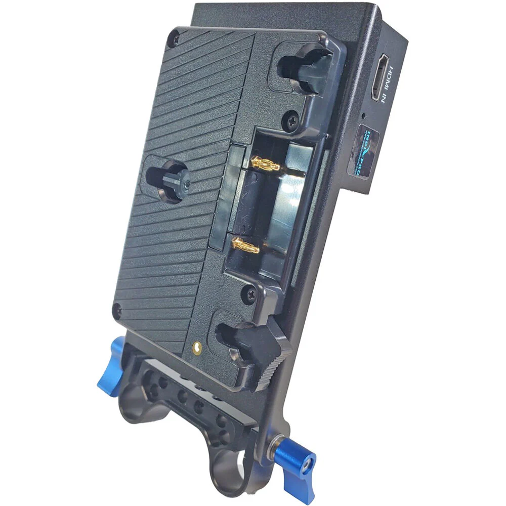 IndiPRO Tools Battery Plate with HDMI to SDI Converter (Gold Mount) - Image 3