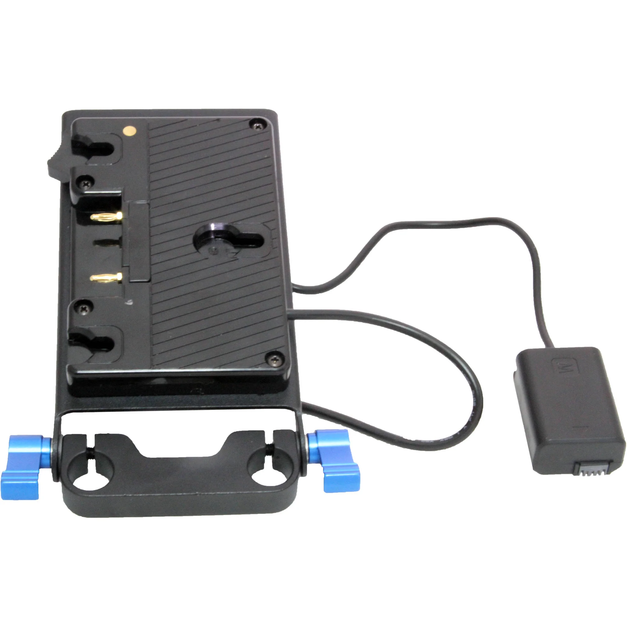 IndiPRO Tools Gold Mount Plate with Sony NP-FW50 Dummy Battery (20")
