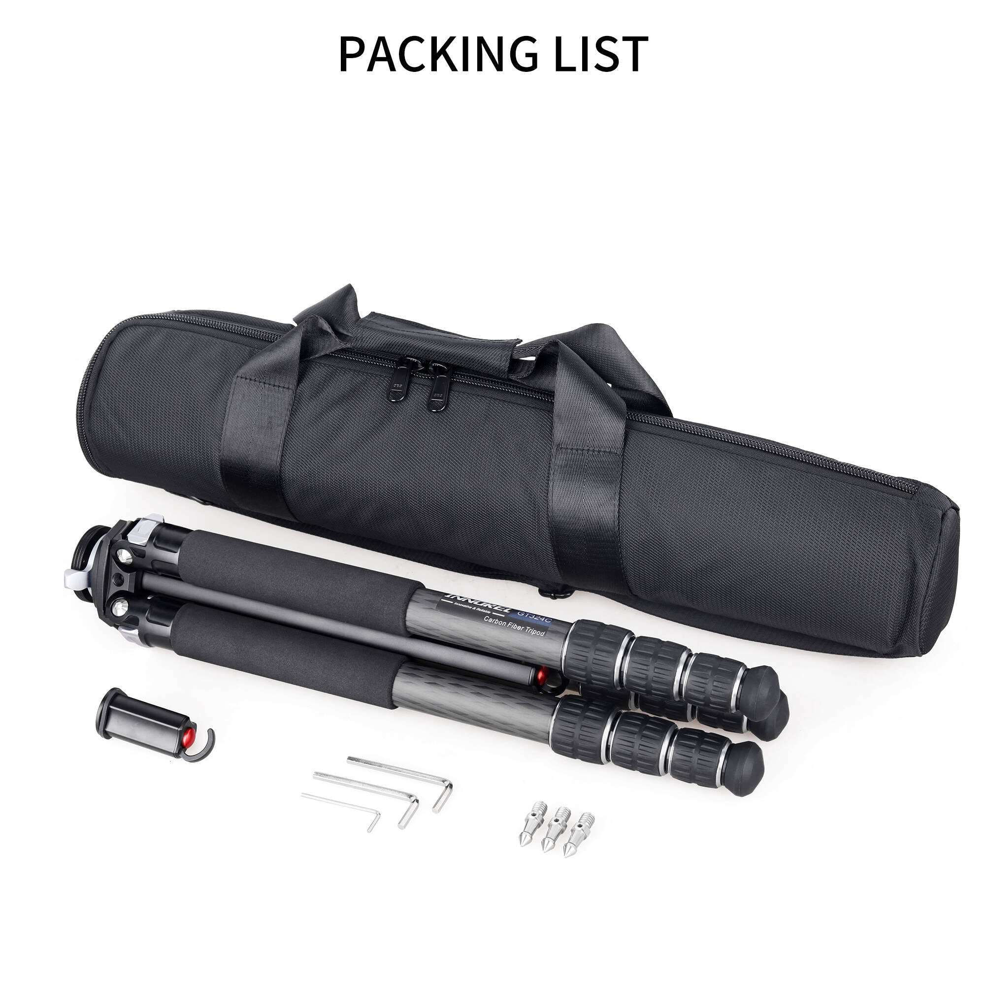 INNOREL GT324C Carbon Fiber Travel Tripod - Image 4