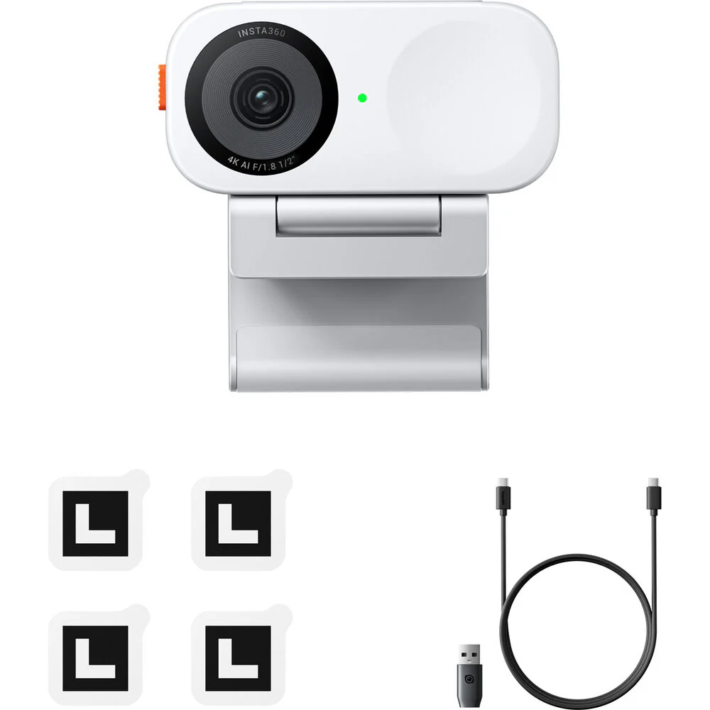 Insta360 Link 2C 4K AI Webcam (Arctic White) - Image 7