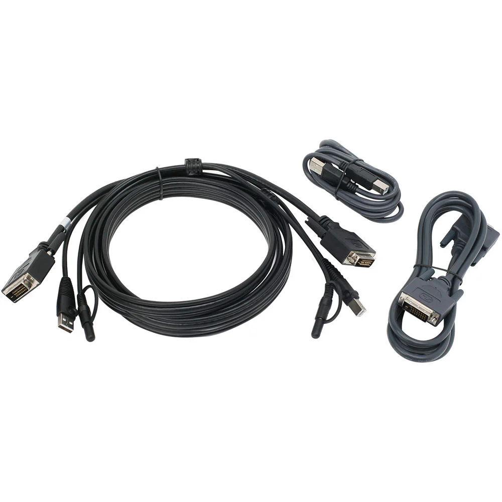 IOGEAR 10' Dual View DVI KVM Cable Kit - Image 2