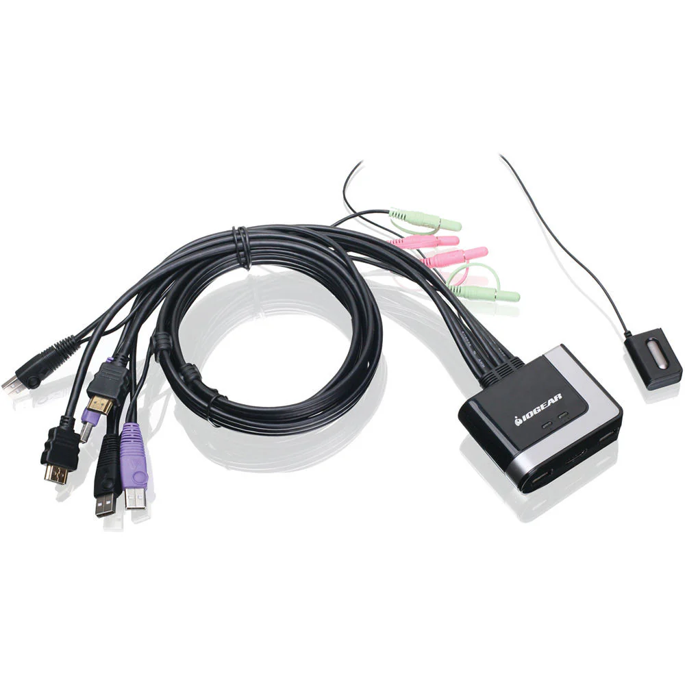 IOGEAR 2-Port Cable KVM Switch with HDMI - Image 3