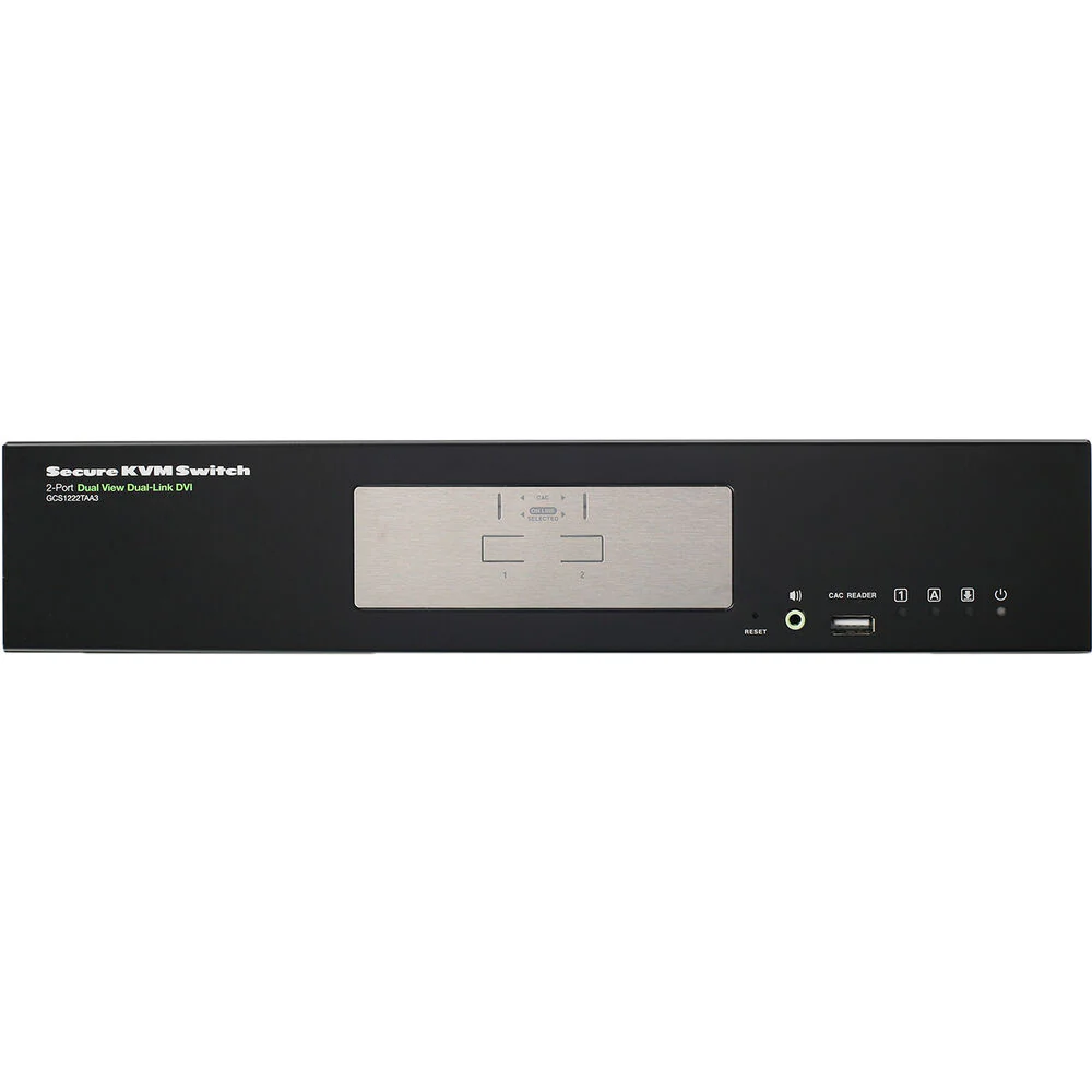 IOGEAR 2-Port Dual View Dual-Link DVI Secure KVM Switch (TAA) - Image 2