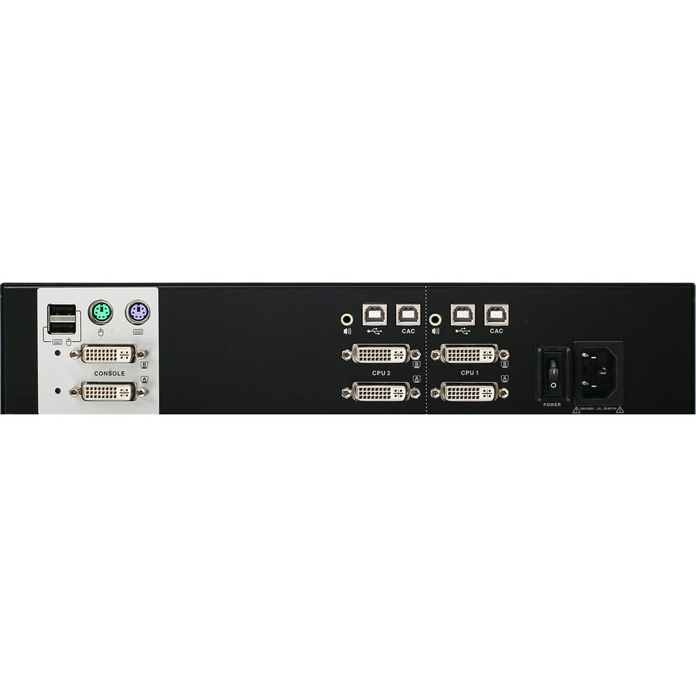 IOGEAR 2-Port Dual View Dual-Link DVI Secure KVM Switch (TAA) - Image 4