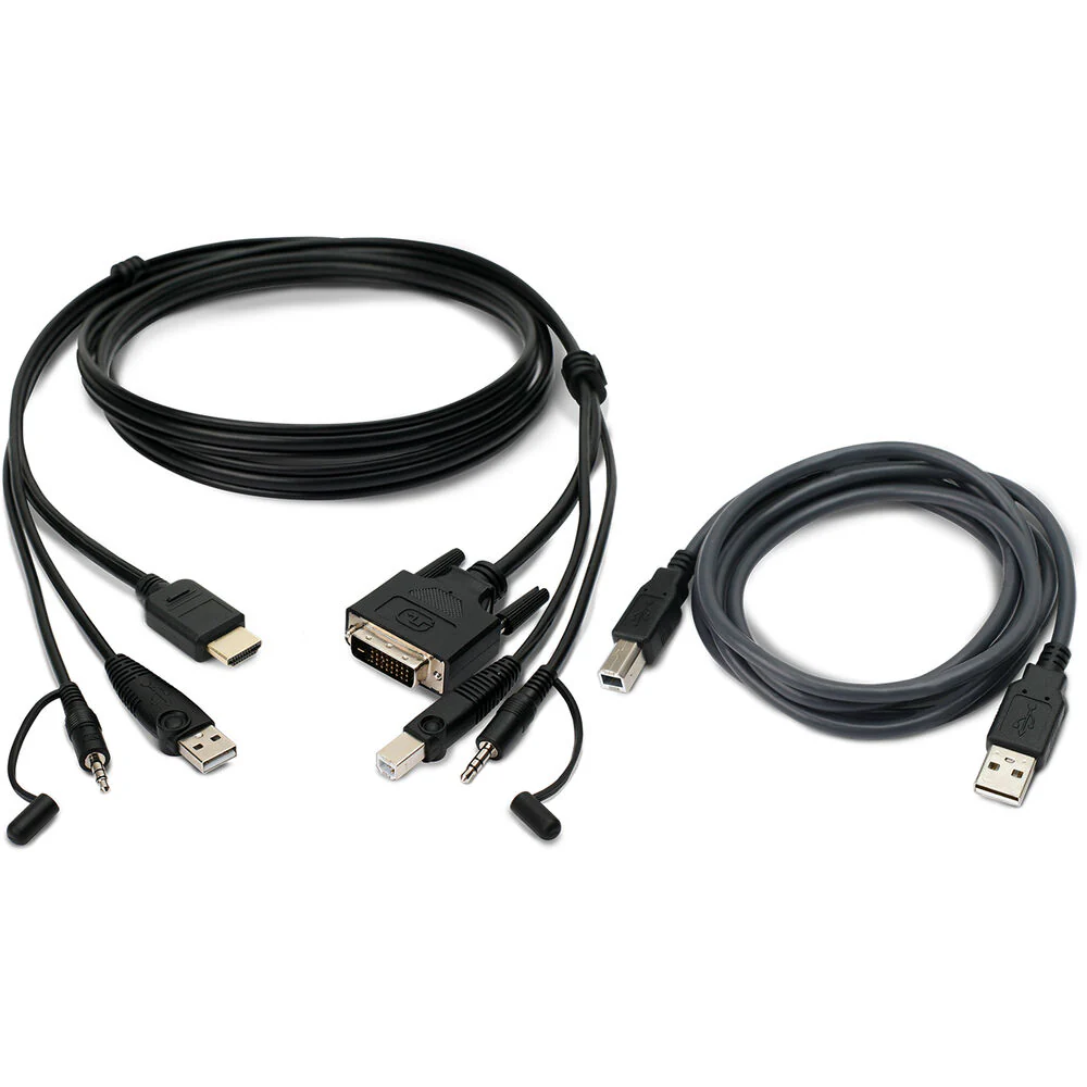IOGEAR HDMI to DVI and USB KVM Cable Kit with Audio (6') - Image 2