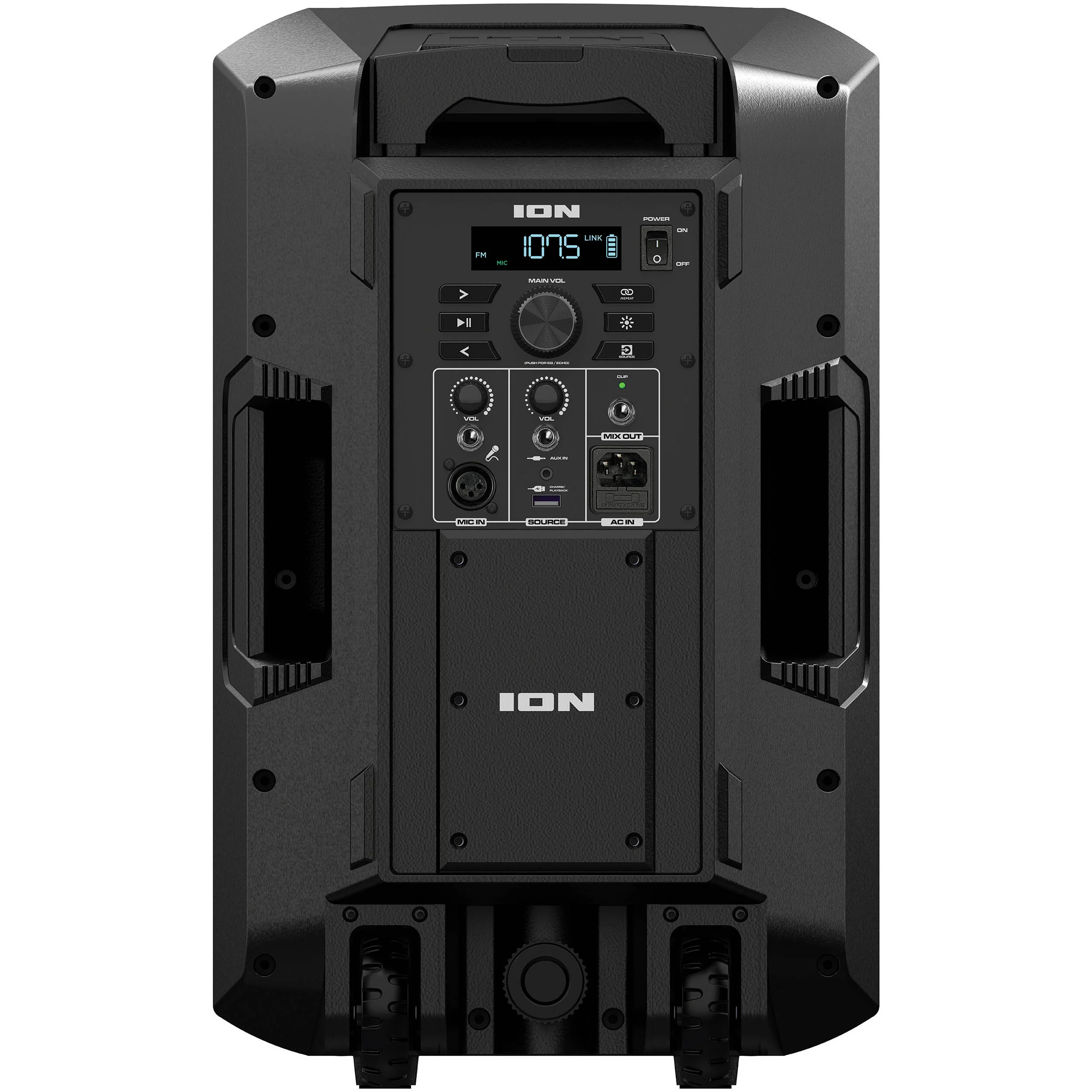 ION Audio Trouper 300 Battery Powered Portable Speaker System with Lights and Wired Mic - Image 3