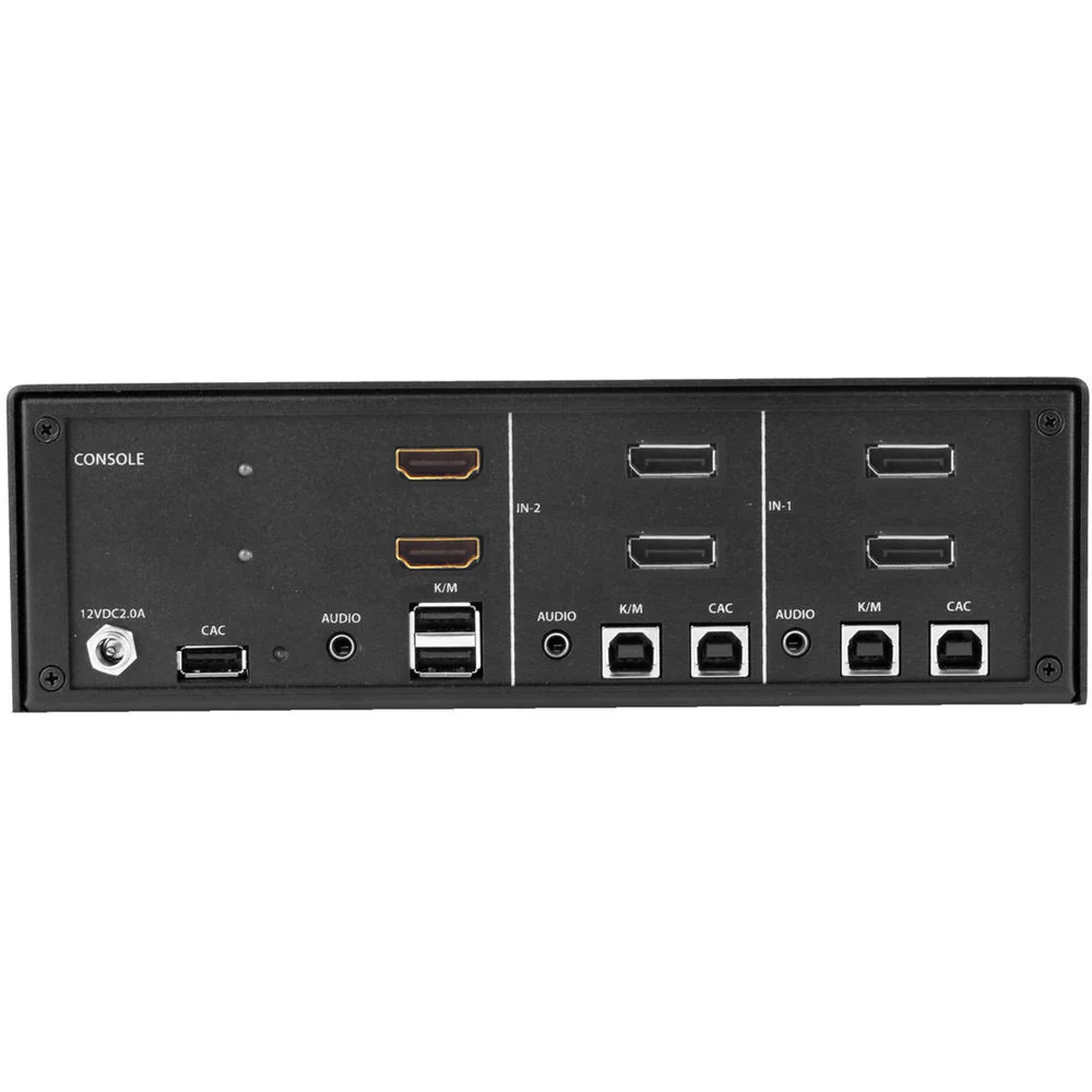 IPGard SDHN-2D-P 2-Port Dual-Head 4K DP-to-HDMI KVM Switch with CAC Port - Image 4
