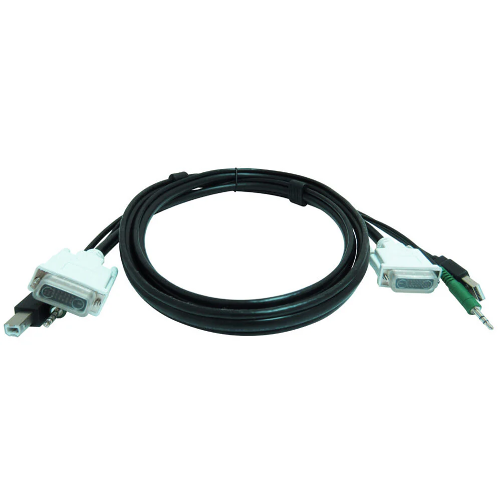 IPGard USB/Dual-Link DVI KVM Cable with Audio (10')