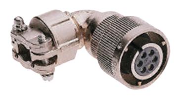 ITT Cannon CA08COME28A16PBF42 CA08COME28A16PBF42 Circular Connector CA-COM-B Right Angle Plug 9 Contacts Solder Pin Reverse Bayonet 28A16