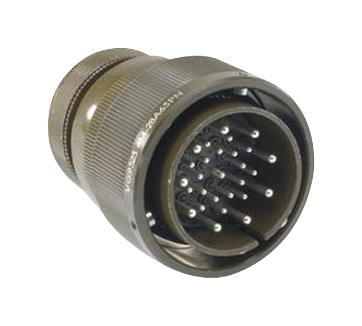 ITT CANNON CA3101F16-10PF80 Circular Connector, CA Series, MIL-DTL-5015 Series, Cable Mount Receptacle, 3 Contacts, Crimp Pin