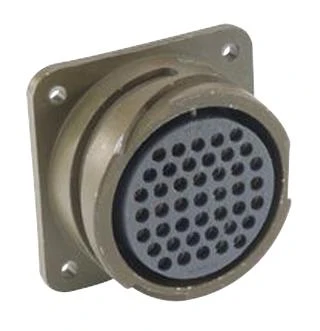ITT Cannon CA3102E20-19SB01 Circular Connector CA-B Series Box Mount Receptacle 3 Contacts Crimp Socket Reverse Bayonet