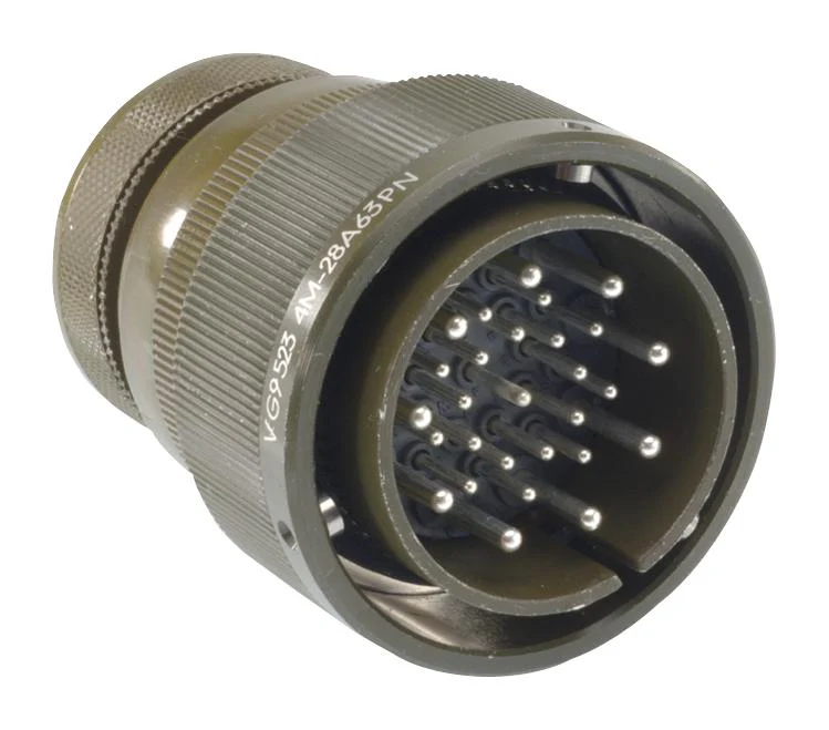ITT CANNON CA3102E20-7PA206F80F0 Circular Connector, CA Series, MIL-DTL-5015 Series, Box Mount Receptacle, 8 Contacts