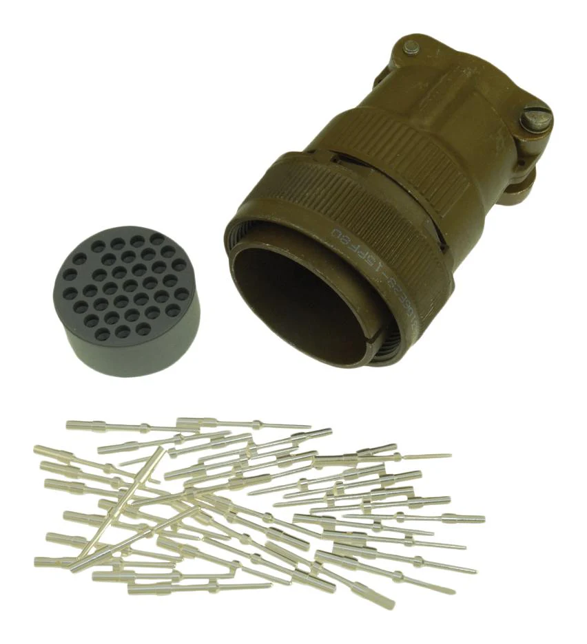 ITT CANNON CA3106E10SL-3PF80 Circular Connector, CA Series, MIL-DTL-5015 Series, Straight Plug, 3 Contacts, Crimp Pin, Threaded