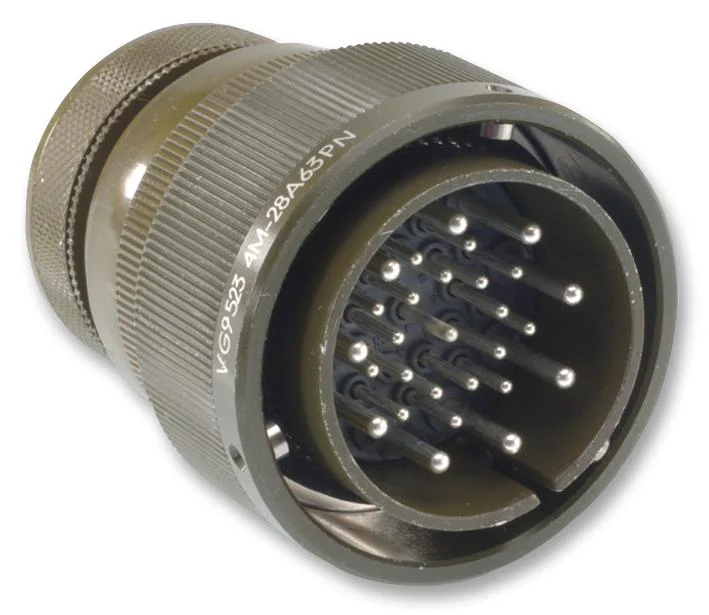 ITT Cannon CA3106E10SL-3PF80F42 CA3106E10SL-3PF80F42 Circular Connector CA Straight Plug 3 Contacts Crimp Pin Threaded 10SL-3