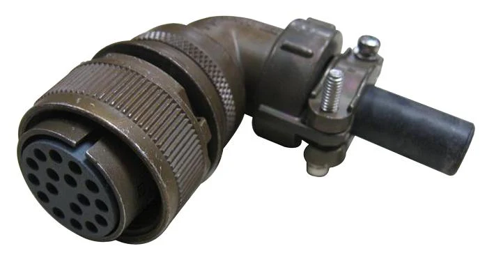 ITT Cannon CA3108E14S-12P CA3108E14S-12P Circular Connector CA Right Angle Plug 4 Contacts Solder Pin Threaded 14S-12