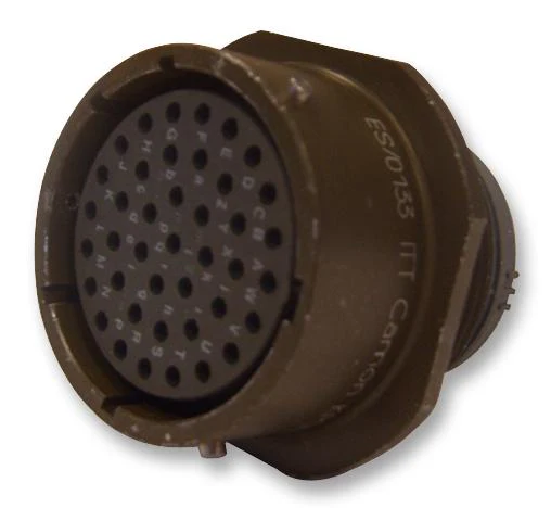 ITT CANNON KPSE01B14-19SW Circular Connector, KPS Series, MIL-DTL-26482 Series I, Cable Mount Receptacle, 19 Contacts