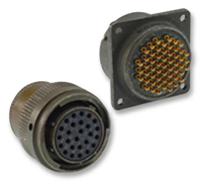 ITT Cannon KPT01A14-19PW KPT01A14-19PW Circular Connector Cable Mount Receptacle 19 Contacts Solder Pin Bayonet 14-19
