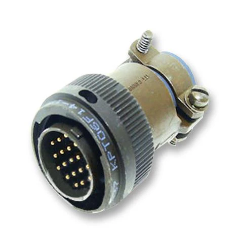 ITT CANNON KPT06F14-19PX Circular Connector, KPT Series, MIL-DTL-26482 Series I, Straight Plug, 19 Contacts, Solder Pin