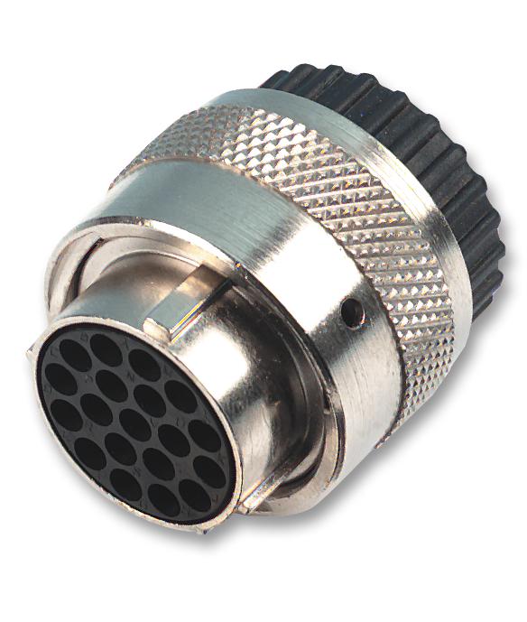 ITT Cannon TNM6S10-0004S1L TNM6S10-0004S1L Circular Connector Trident Neptune Metal Series Cable Mount Plug 4 Contacts Zinc Alloy Body