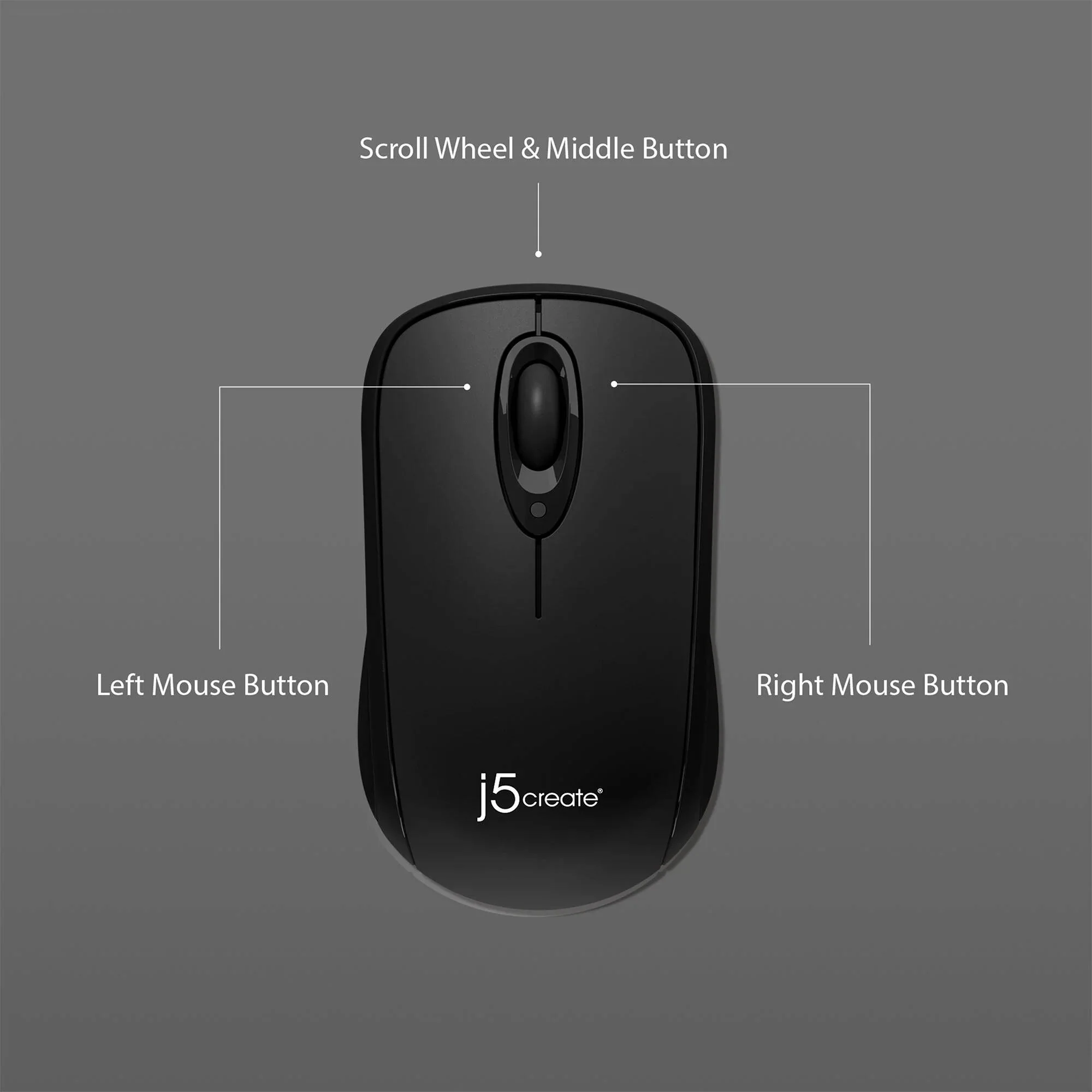 j5create Compact Wireless Keyboard and Mouse for Chrome OS - Image 6