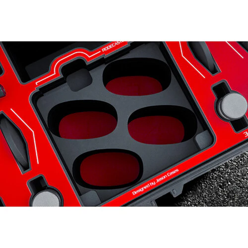 Jason Cases Case with Wheels for RODECaster Pro II, 4 PodMIcs, Stands, and Headsets - Image 3