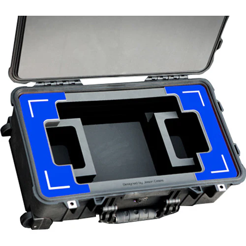 Jason Cases Custom Hard Case for SmallHD 1303 Monitor (Blue Overlay) - Image 2