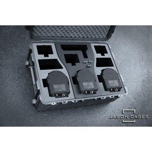 Jason Cases Hard Case for 3 Sony FR7 PTZ Cameras, Lenses, and IP500 Controller - Image 2