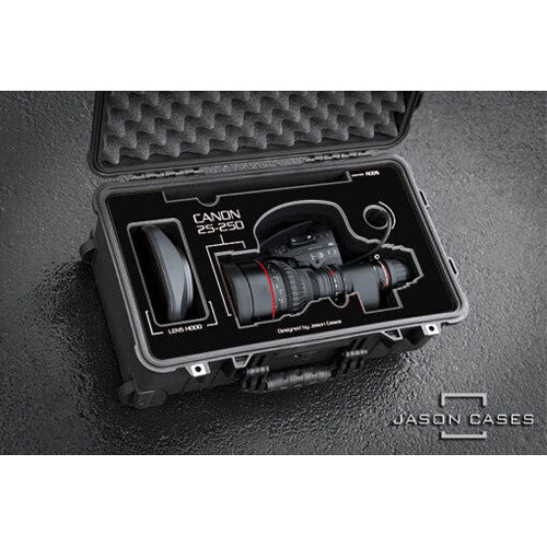 Jason Cases Pelican Case for Canon 25-250mm Lens (Black Overlay) - Image 2
