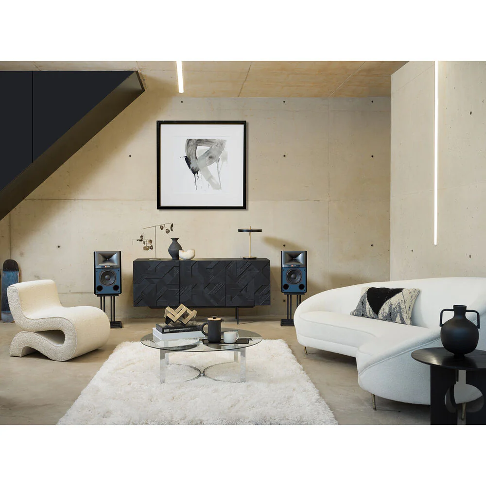 JBL 4329P Studio Monitor 2-Way Active Wireless Bookshelf Speakers (Natural Walnut, Pair) - Image 5