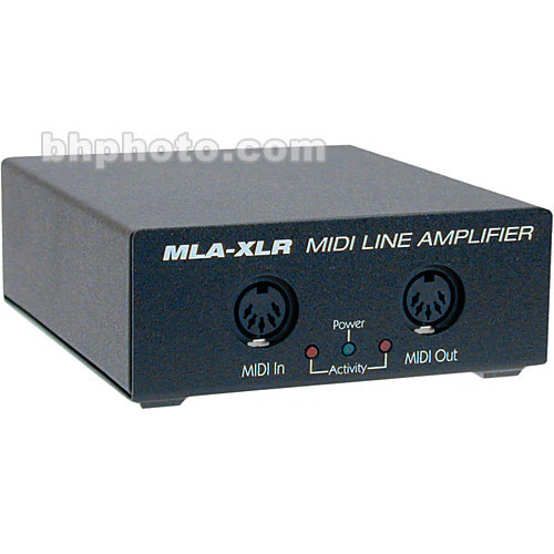 JLCooper MLA-XLR - 1 Input / 1 Output MIDI Line Amplifier - Image 3